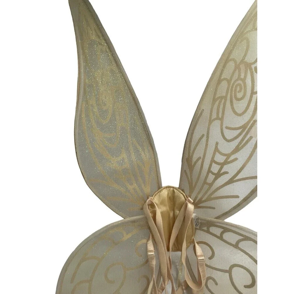 Disney Store Zarina The Pirate Fairy Golden Costume Wings Child Size OSFM
